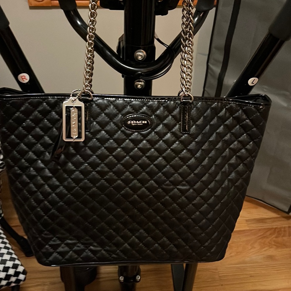 Authentic Coach Black Tote Bag. Never Used
